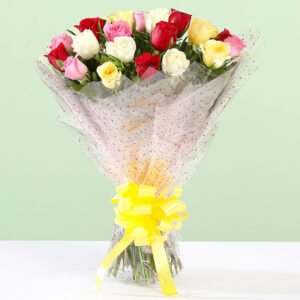 Vibrant 24 Roses Bouquet